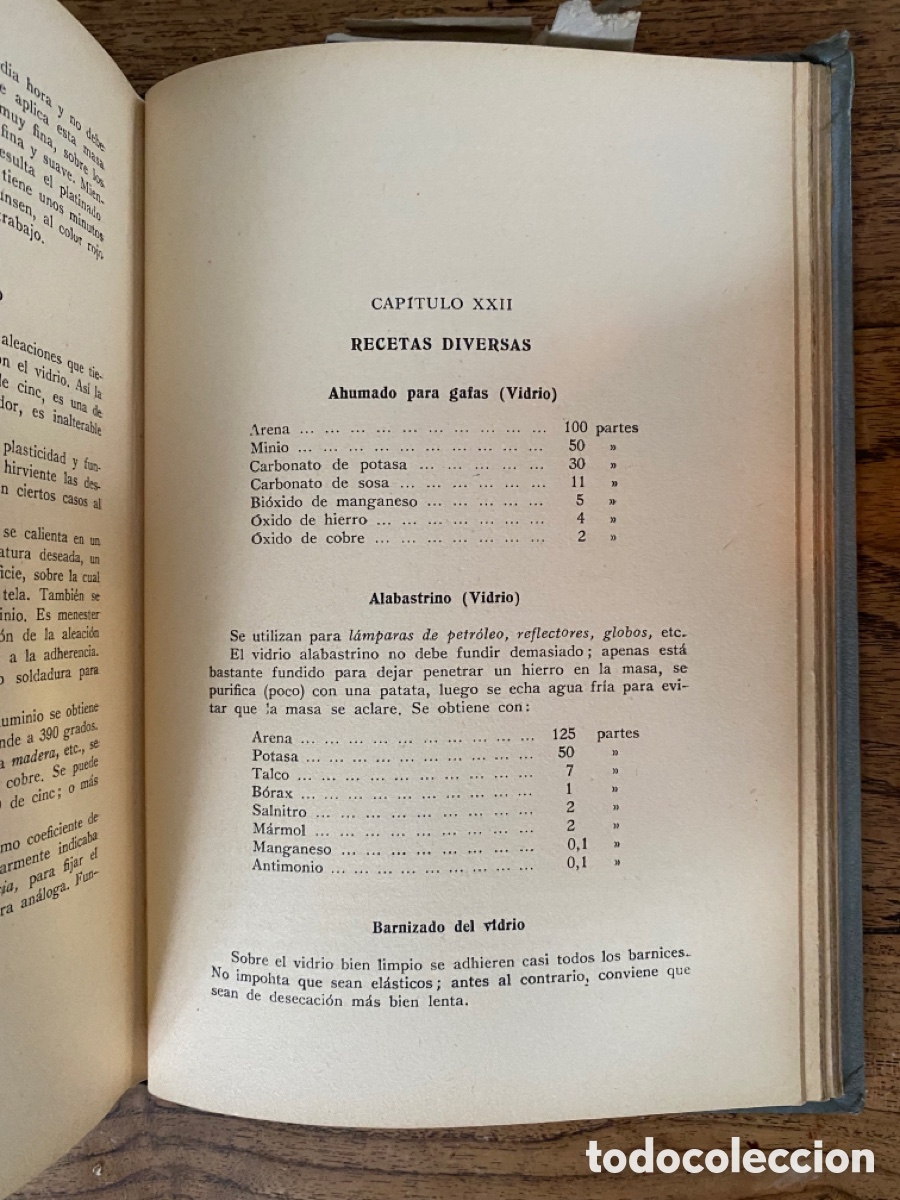 Libros de segunda mano: Elaboraci&oacute;n y trabajo del vidrio de A. Hero - Foto 7