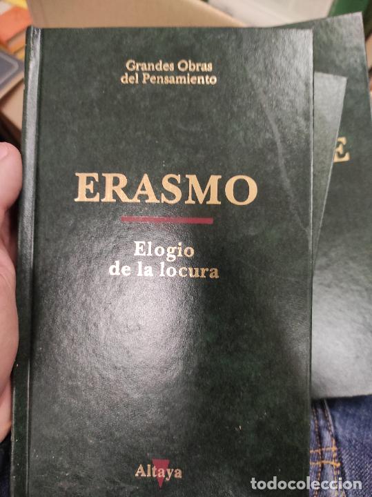 Libros de segunda mano: Erasmo de Rotterdam . Elogio de la locura altaya