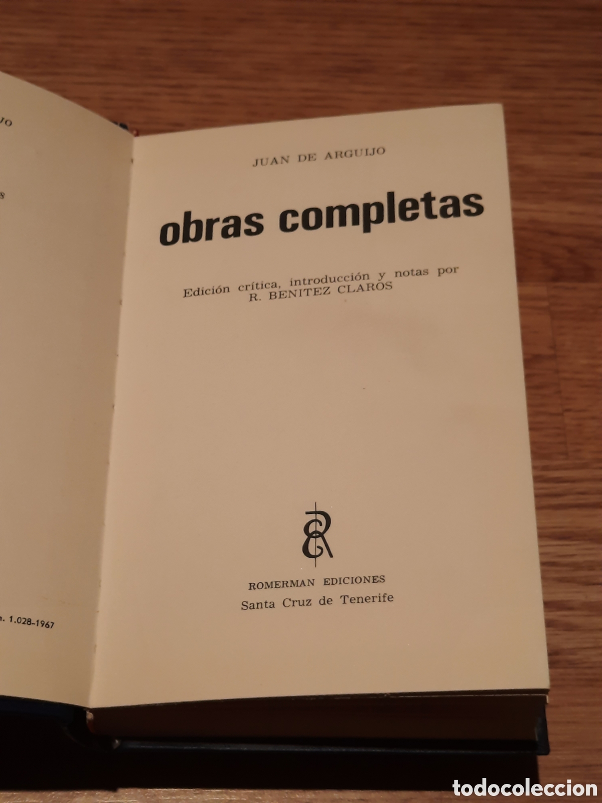 Libros de segunda mano: Obras completas Juan de arguijo - Foto 1