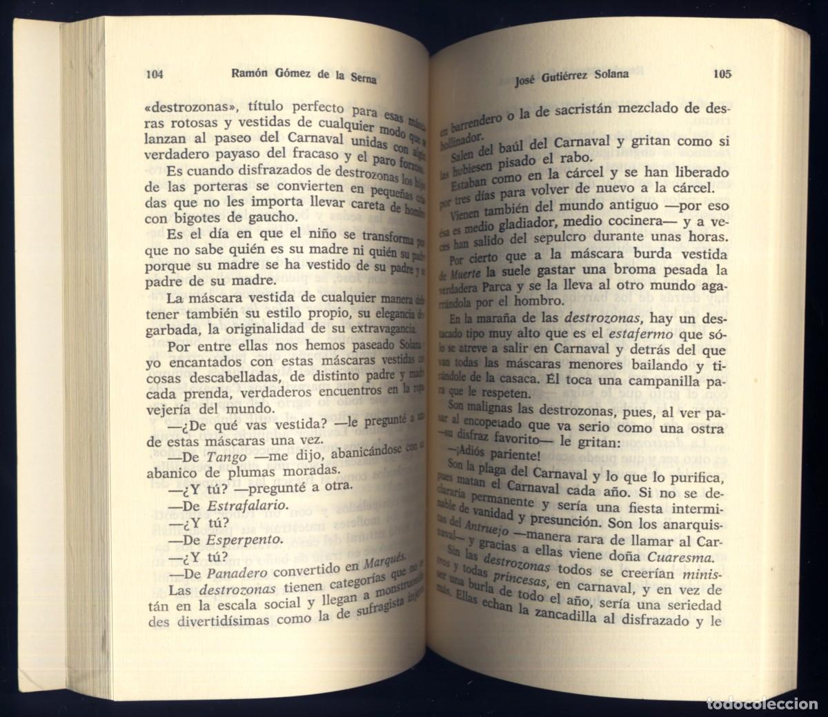 Libros de segunda mano: G&Oacute;MEZ DE LA SERNA, Ram&oacute;n. Jos&eacute; Gutierrez Solana. 1972. - Foto 3