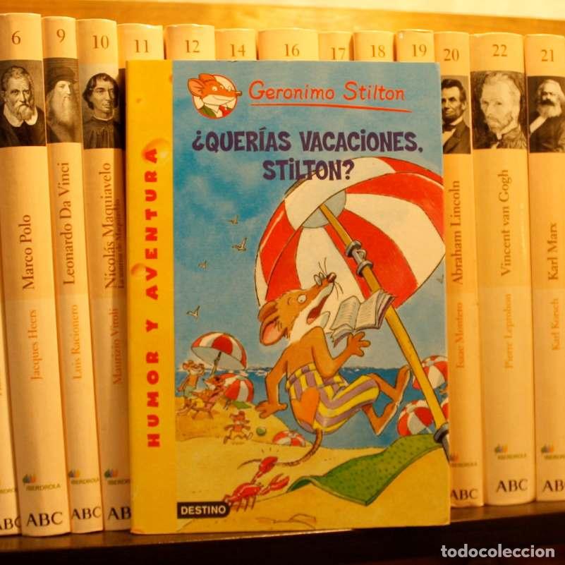 Libros de segunda mano: &iquest;Quer&iacute;as vacaciones, Stilton? Ger&oacute;nimo Stilton - Libro Segunda Mano - Foto 1