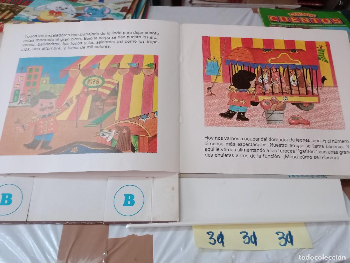 Libros de segunda mano: EL CIRCO PRESENTA LOS LEONES CUENTO DESPLEGABLE 1981 EDITORIAL MONTENA - Foto 4