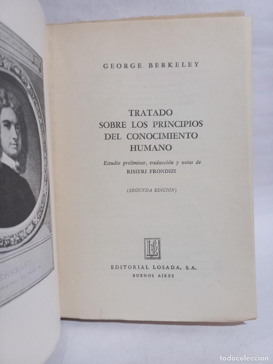 Libros de segunda mano: George Berkeley - Tratado sobre los Principios del Conocimiento Humano - 1945 - Foto 3