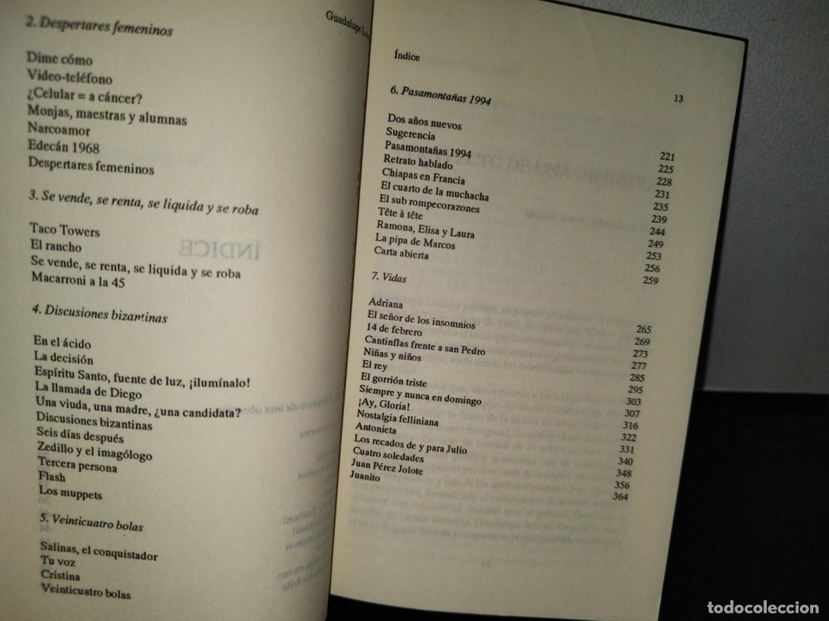 Libros de segunda mano: 67- OBSESIONES - GUADALUPE LOAEZA - PRIMERA EDICI&Oacute;N 1994 - Foto 6