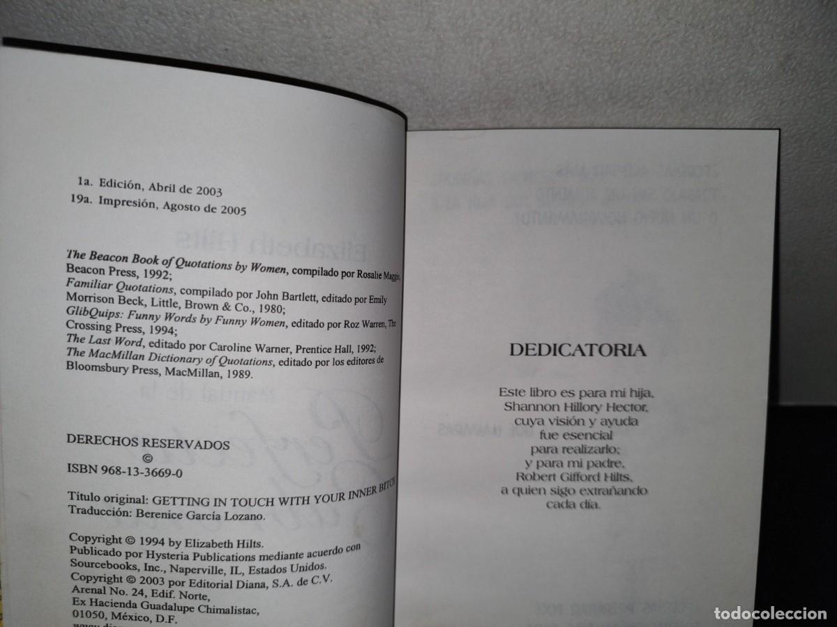 Libros de segunda mano: 67- MANUAL DE LA PERFECTA CABRONA - ELIZABETH HILTS - Foto 4