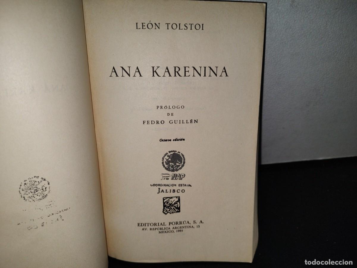 Libros de segunda mano: 67- ANA KARENINA - LE&Oacute;N TOLSTOI - Foto 3