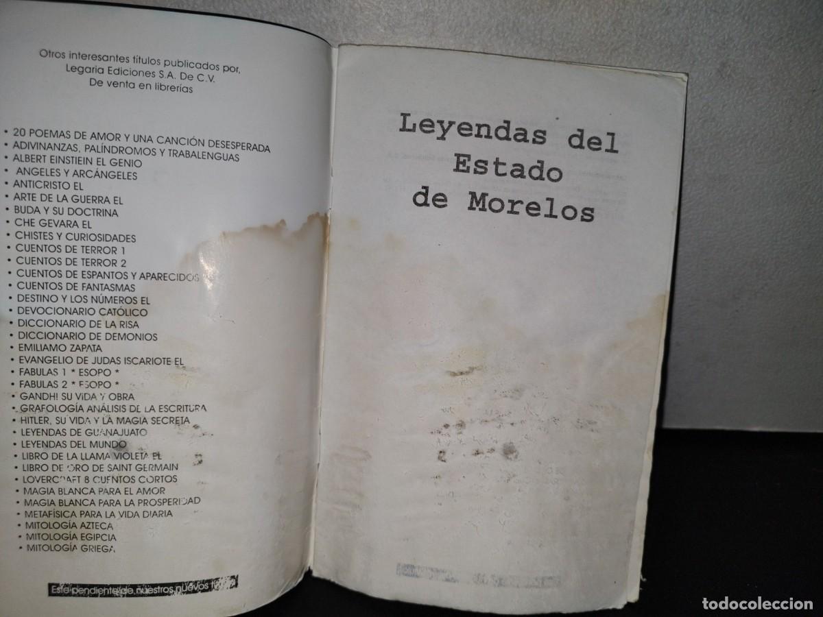 Libros de segunda mano: 67- LEYENDAS DE ESTADO DE MORELOS - Foto 4