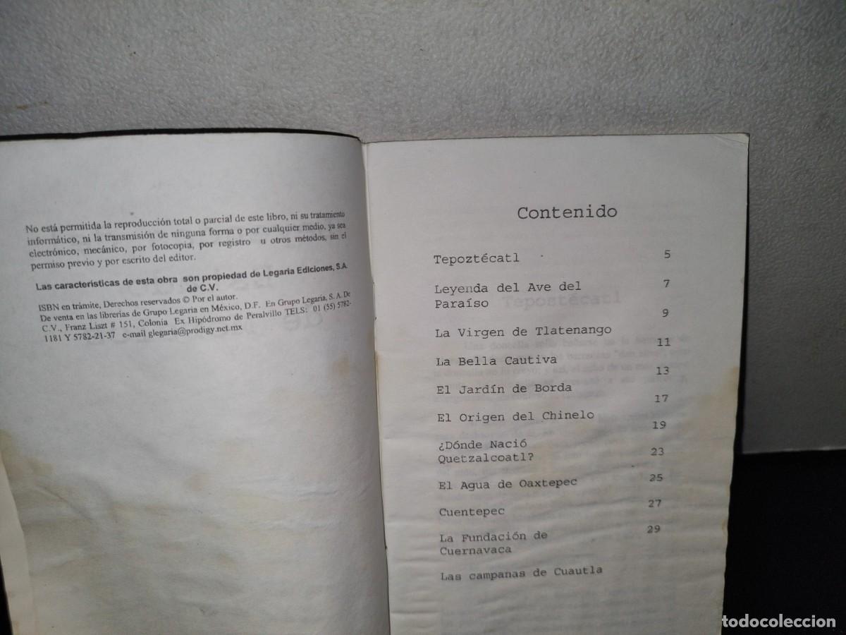 Libros de segunda mano: 67- LEYENDAS DE ESTADO DE MORELOS - Foto 5