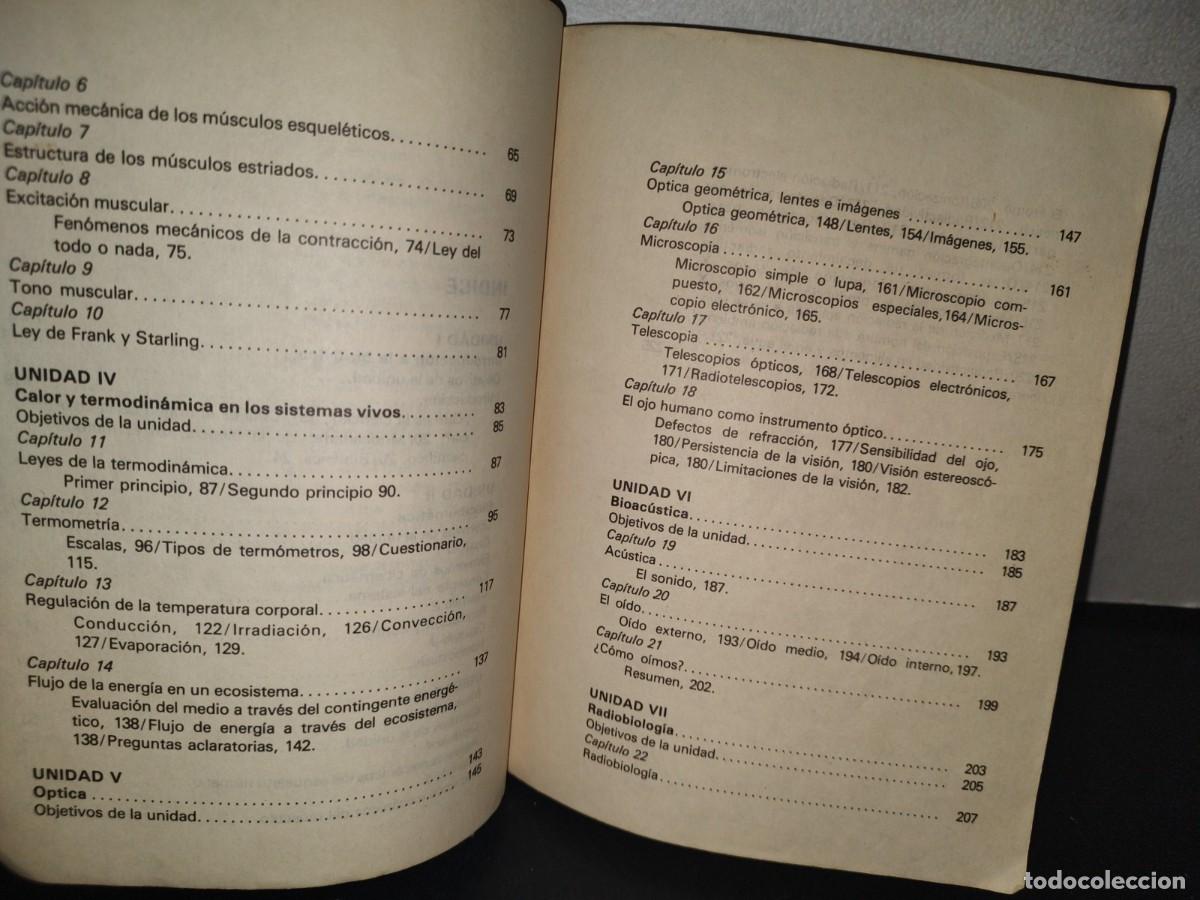 Libros de segunda mano: 67- ASPECTOS DE BIOF&Iacute;SICA - ABEL CUEVAS SOL&Oacute;RZANO - Foto 6