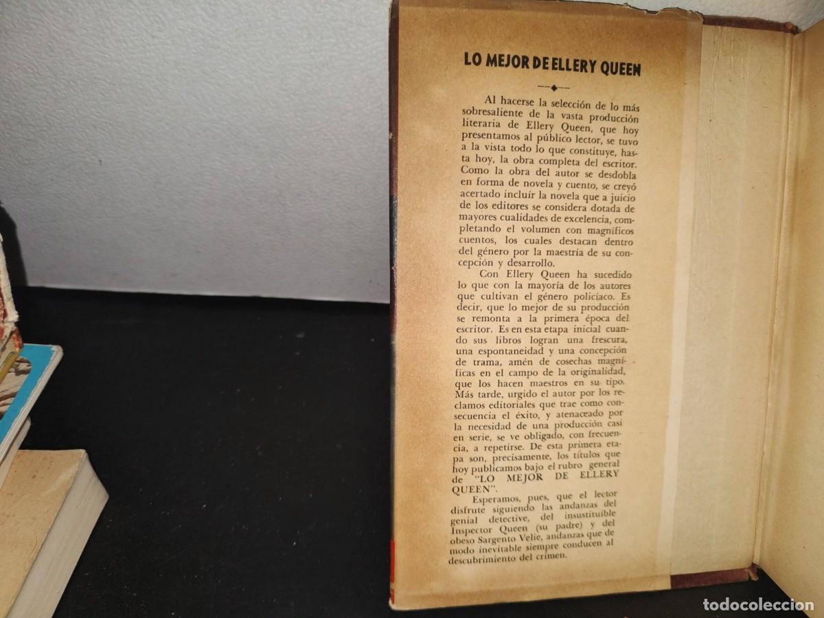 Libros de segunda mano: 67- LO MEJOR DE ELLERY QUEEN - ELLERY QUEEN - 1954 - Foto 3