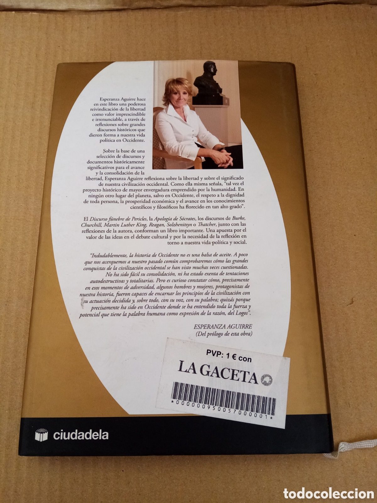 Libros de segunda mano: Discursos para la libertad -Esperanza Aguirre- - Foto 3