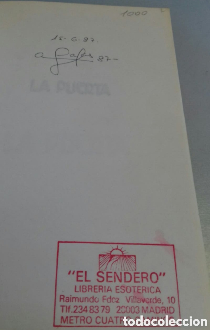 Libros de segunda mano: Libro Misterio La Puerta Germ&aacute;n Herrera - Foto 3