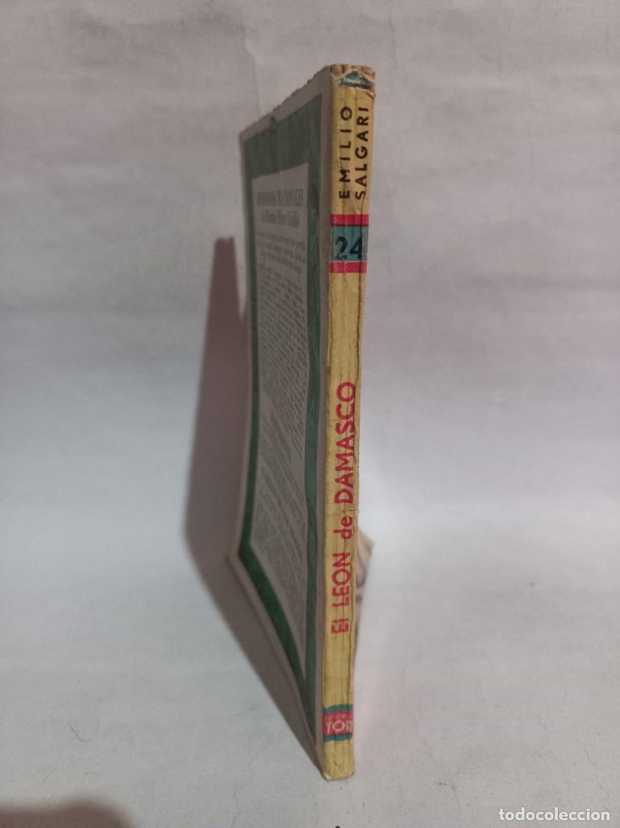 Libros de segunda mano: Emilio Salgari - El Le&oacute;n de Damasco - 1957 - Foto 2