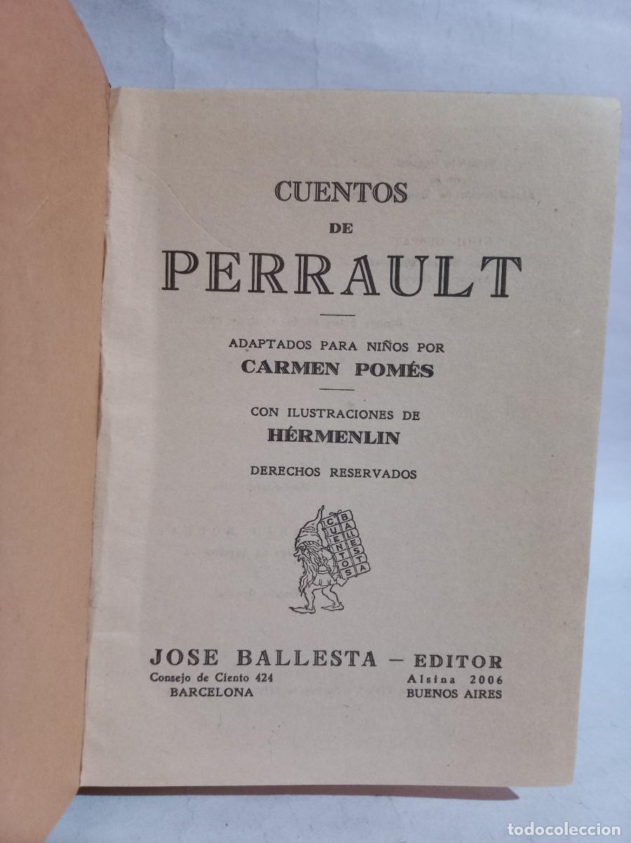 Libros de segunda mano: Carmen Pom&eacute;s - Cuentos de Perrault - 1938 - Foto 3