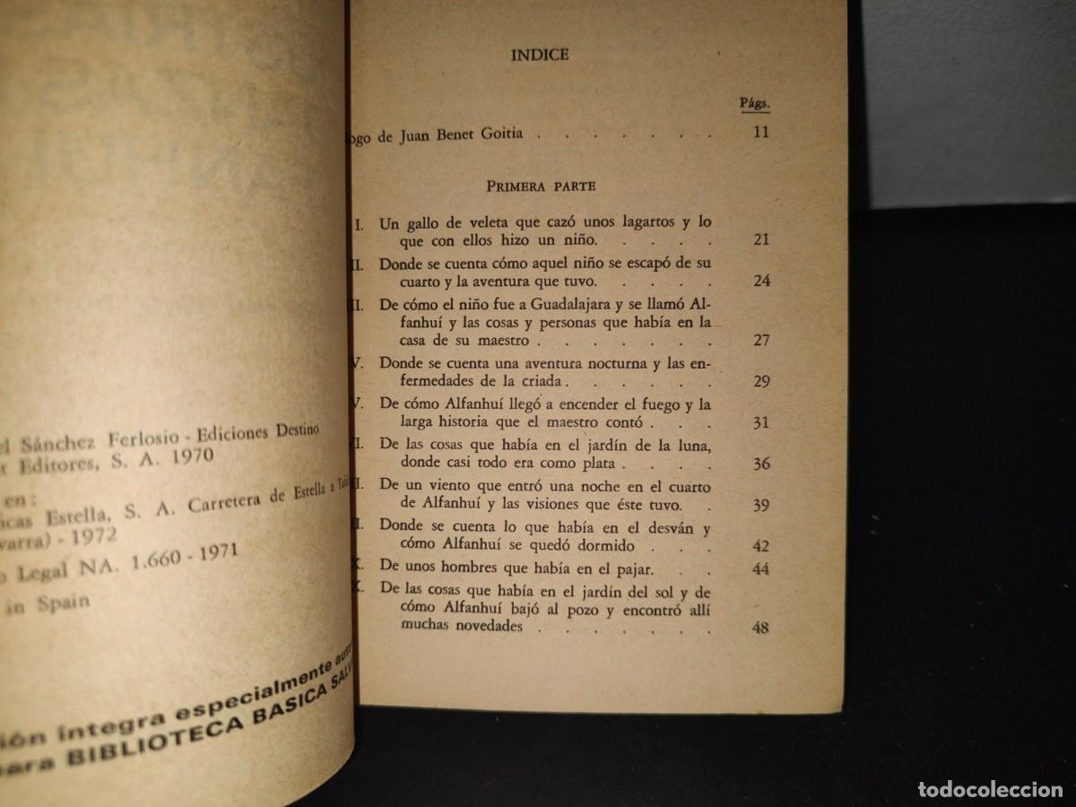 Libros de segunda mano: 67- ALFANHUI - RAFAEL S&Aacute;NCHEZ FERLOSIO - Foto 3