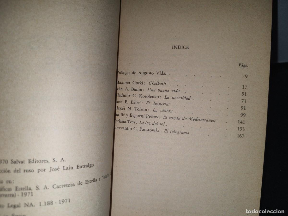 Libros de segunda mano: 67- CUENTOS RUSOS. BIBLIOTECA B&Aacute;SICA SALVAT - Foto 4