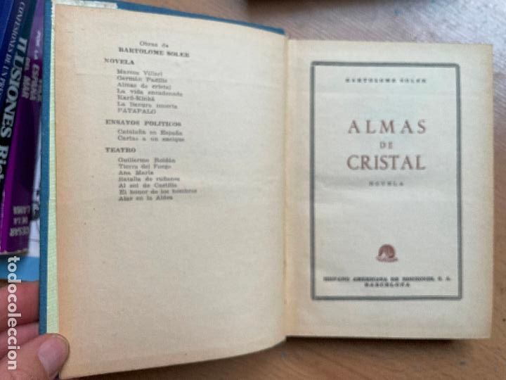 Libros de segunda mano: ALMAS DE CRISTAL ,Bartolome soler - Foto 1