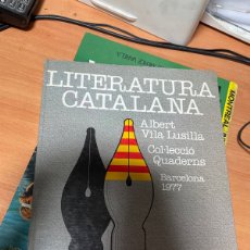 Libros de segunda mano: LITERATURA CATALANA EN CATALAN 1977. Lote 395773444
