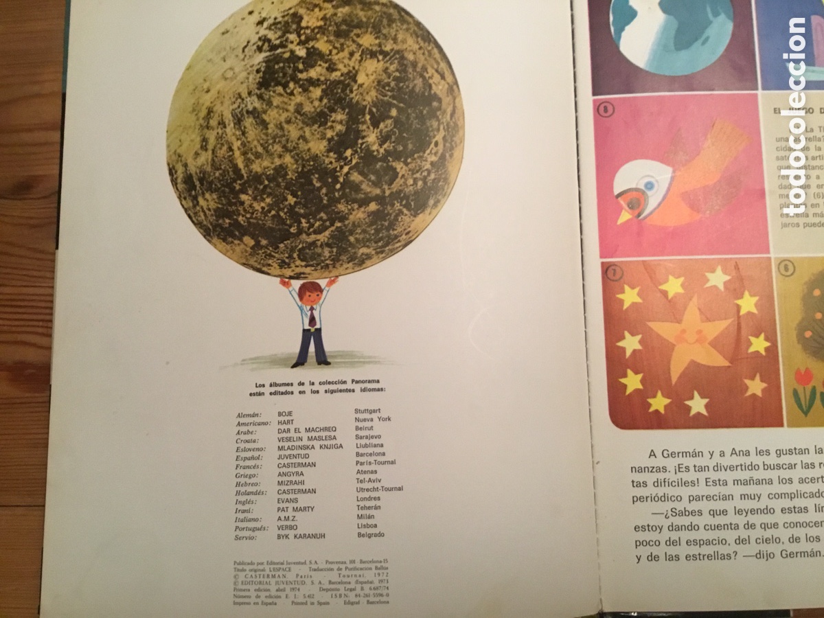 Libros de segunda mano: &rdquo;El espacio - Alain Gr&eacute;e - Editorial Juventud (1&ordf; edici&oacute;n 1974) - Foto 2