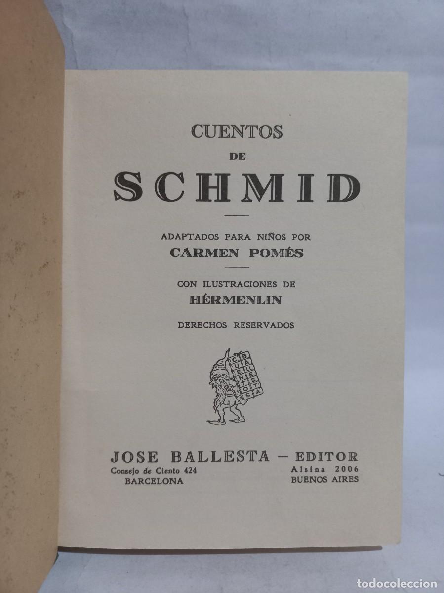 Libros de segunda mano: Schmid - Cuentos de Schmid - Foto 3