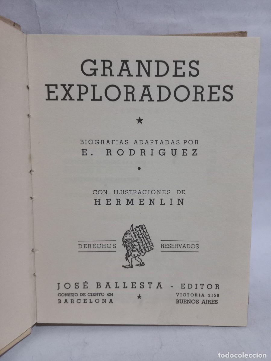 Libros de segunda mano: E. Rodriguez - Grandes Exploradores - 1939 - Foto 3