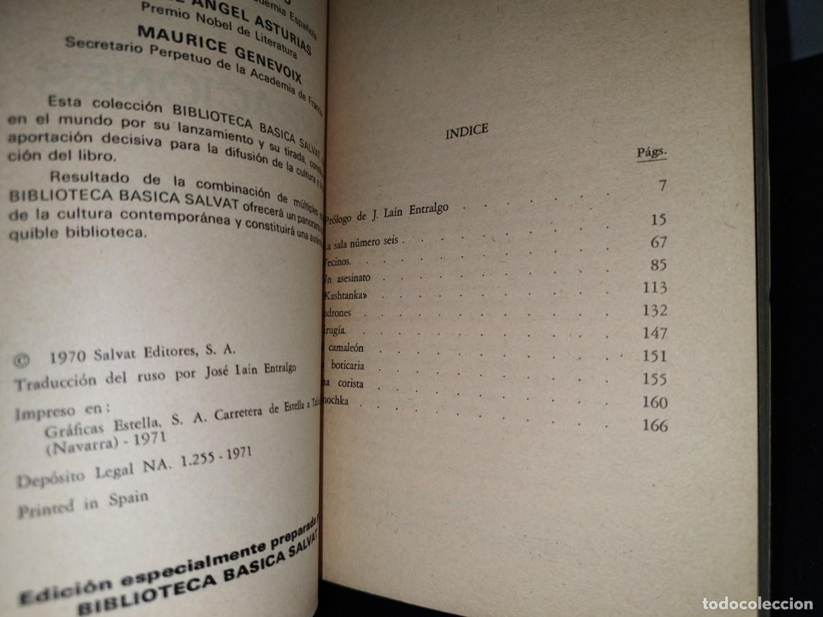 Libros de segunda mano: 67- NARRACIONES - ANTON P. CHEJOV - Foto 3