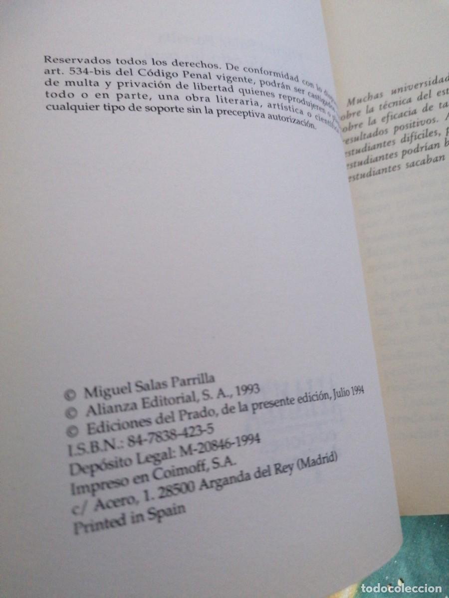 Libros de segunda mano: T&Eacute;CNICAS DE ESTUDIO - Foto 4