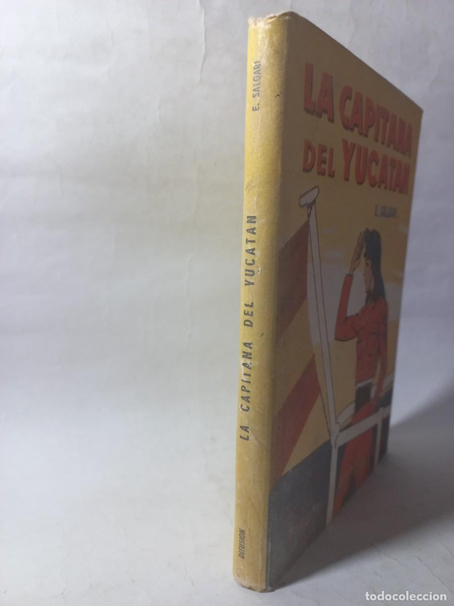 Libros de segunda mano: E. Salgari - La Capitana del Yucatan - 1951 - Foto 2