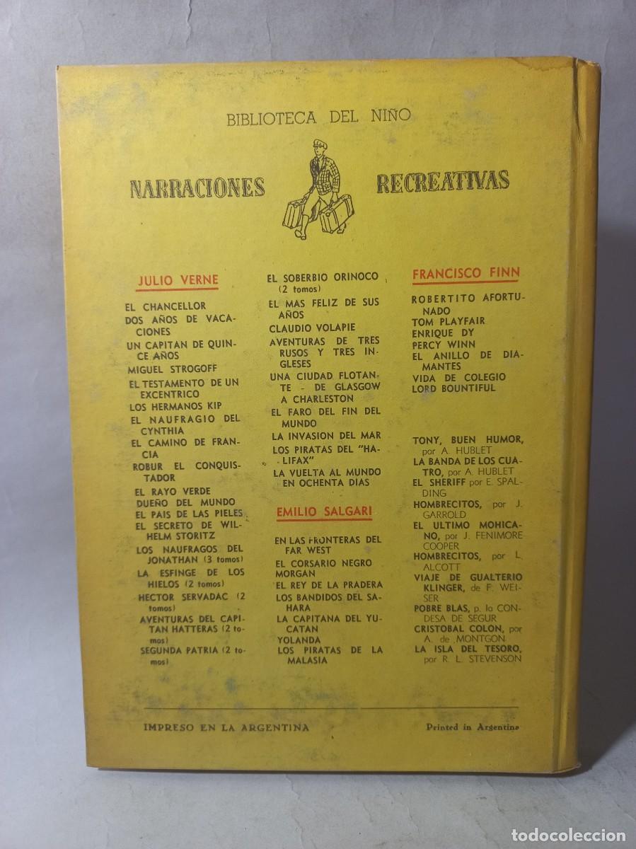 Libros de segunda mano: E. Salgari - Los Bandidos del Sahara - 1954 - Foto 4