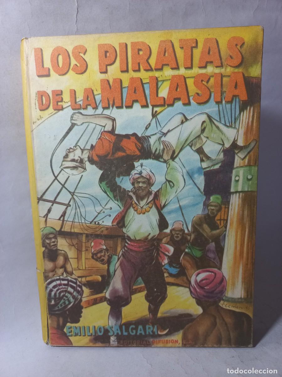 Libros de segunda mano: E. Salgari - Los Piratas de la Malasia - 1952 - Foto 1