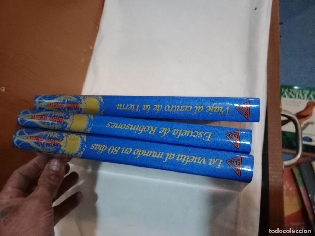 Libros de segunda mano: 3 libros de julio verne - Foto 2