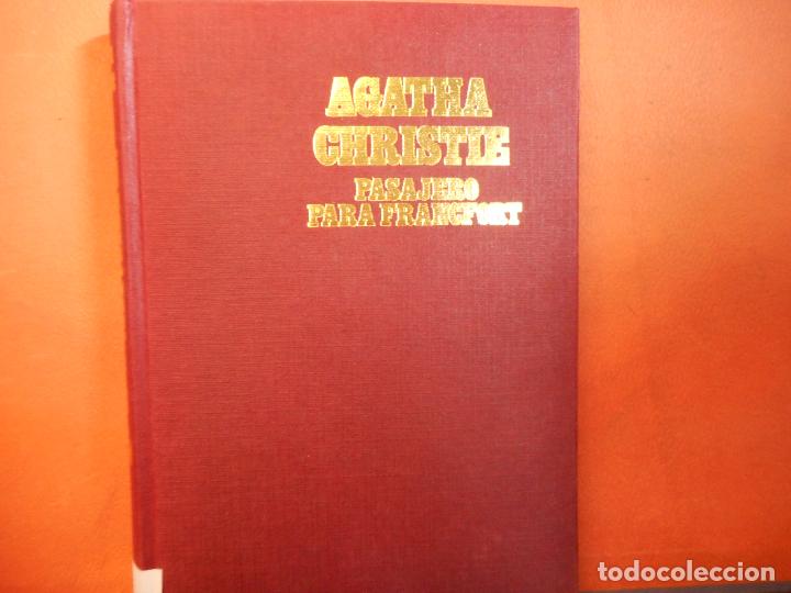 Second hand books: LIBRO.AGATHA CHIRISTIE.PASAJERO PARA FRANCFORT.LTD.1970.PESO-401G.