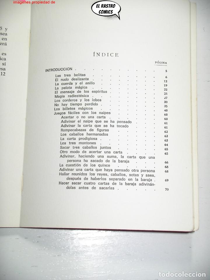 Libros de segunda mano: Trucos faciles, Maxwell, ed. Sintes 1966, magia, B2 - Foto 6