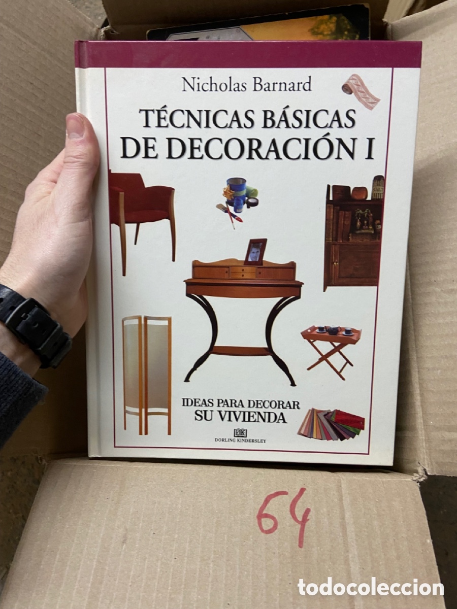 Libros de segunda mano: Caja64 Nicholas Barnard T&Eacute;CNICAS B&Aacute;SICAS DE DECORACI&Oacute;N I - Foto 1