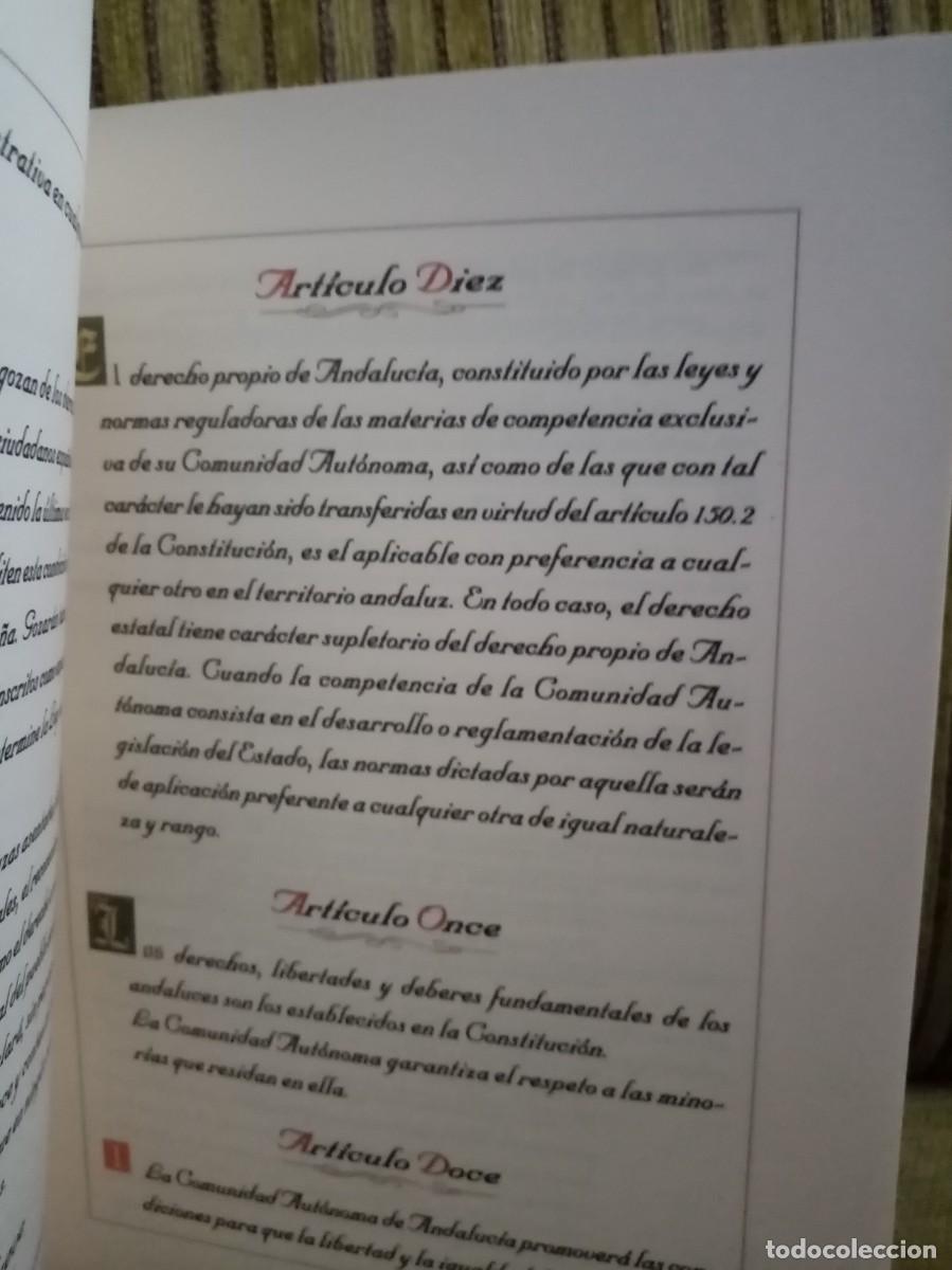Libros de segunda mano: ESTATUTO DE AUTONOM&Iacute;A PARA ANDALUC&Iacute;A - Foto 7