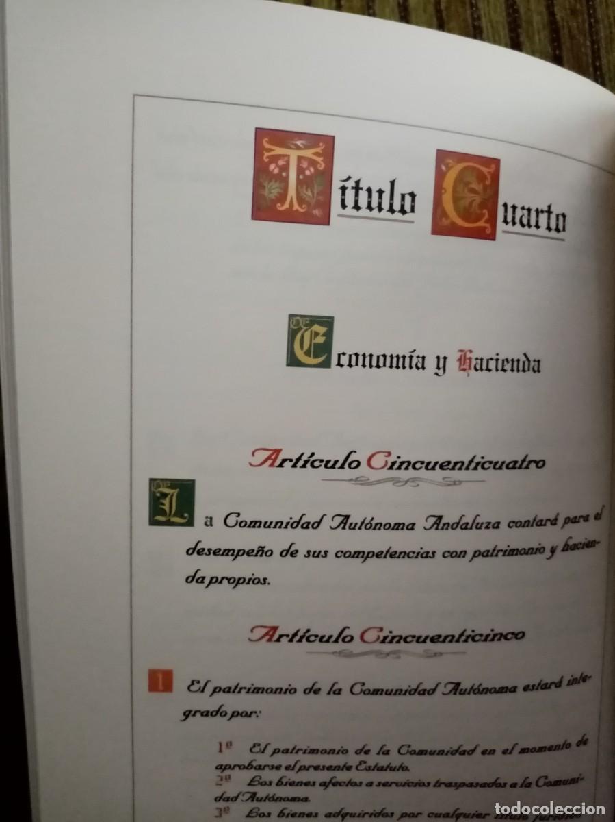 Libros de segunda mano: ESTATUTO DE AUTONOM&Iacute;A PARA ANDALUC&Iacute;A - Foto 8