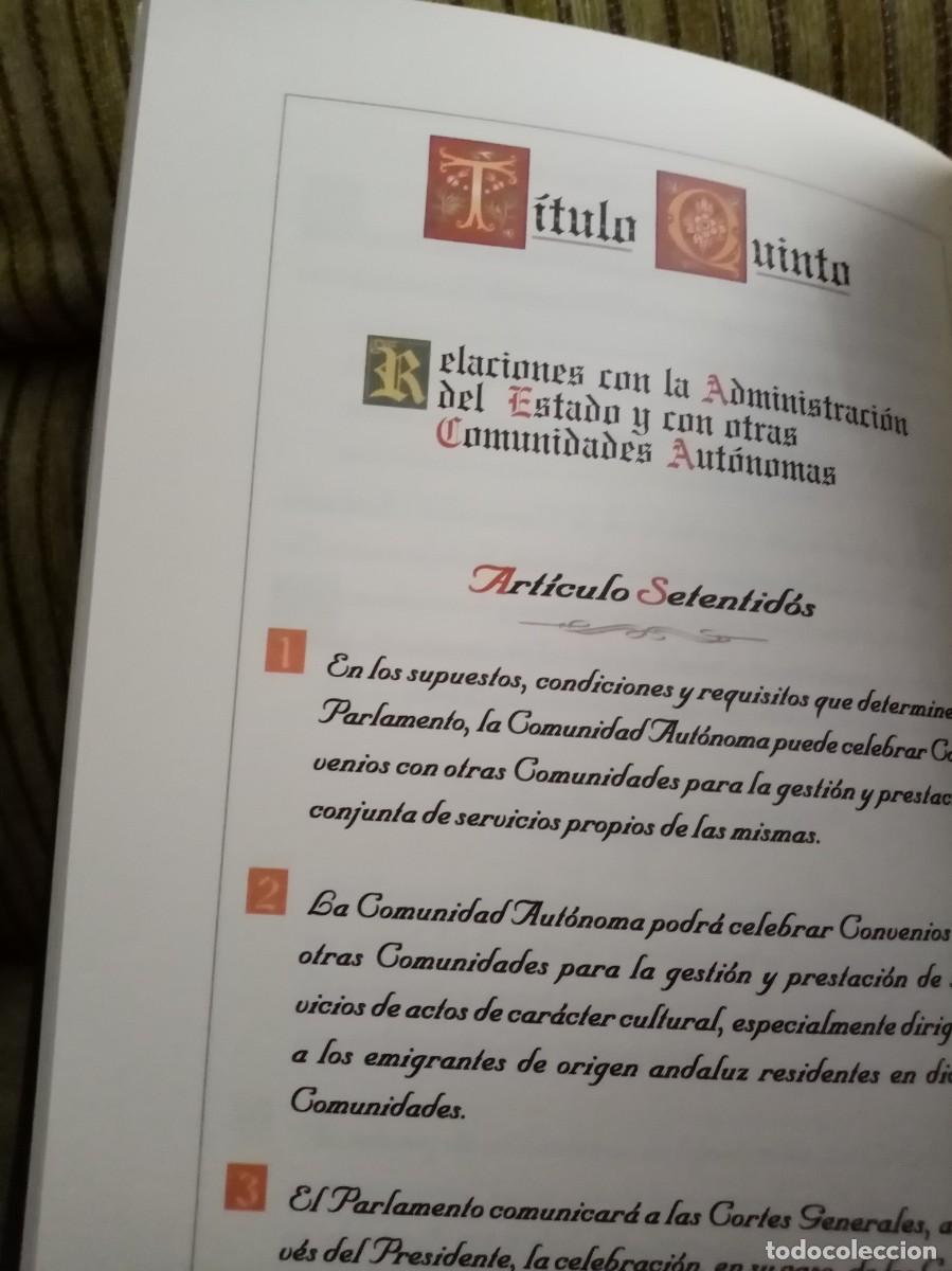 Libros de segunda mano: ESTATUTO DE AUTONOM&Iacute;A PARA ANDALUC&Iacute;A - Foto 9
