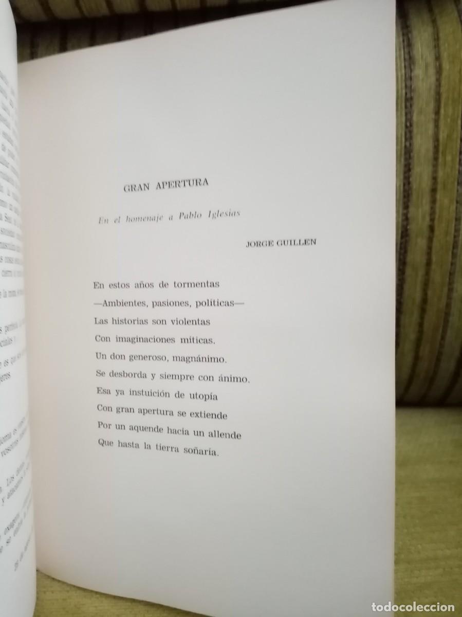 Libros de segunda mano: HOMENAJE A PABLO IGLESIAS - Foto 11
