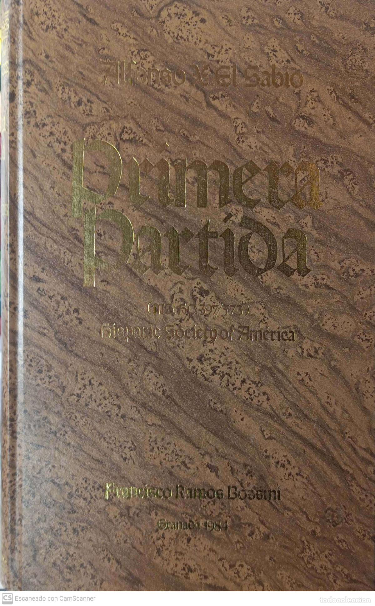 Libros de segunda mano: Primera partida - Alfonso X El Sabio - Foto 1