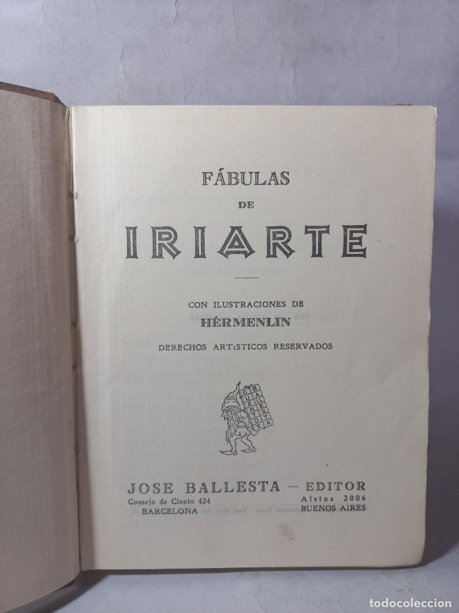 Libros de segunda mano: Iriarte - F&aacute;bulas de Iriarte - Foto 3