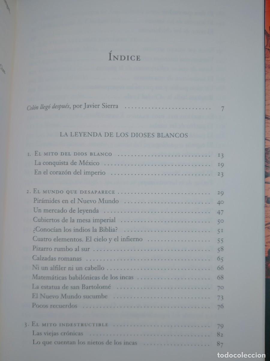 Libros de segunda mano: PIERRE HONOR&Eacute;. LA LEYENDA DE LOS DIOSES BLANCOS .C&Iacute;RCULO - Foto 2