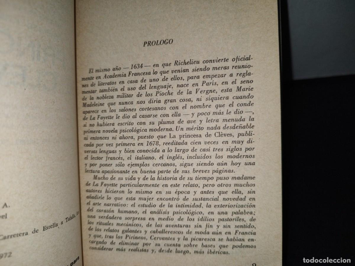Libros de segunda mano: 68- LA PRINCESA DE CLEVES - MADAME DE LA FAYETTE - 1972 - Foto 4