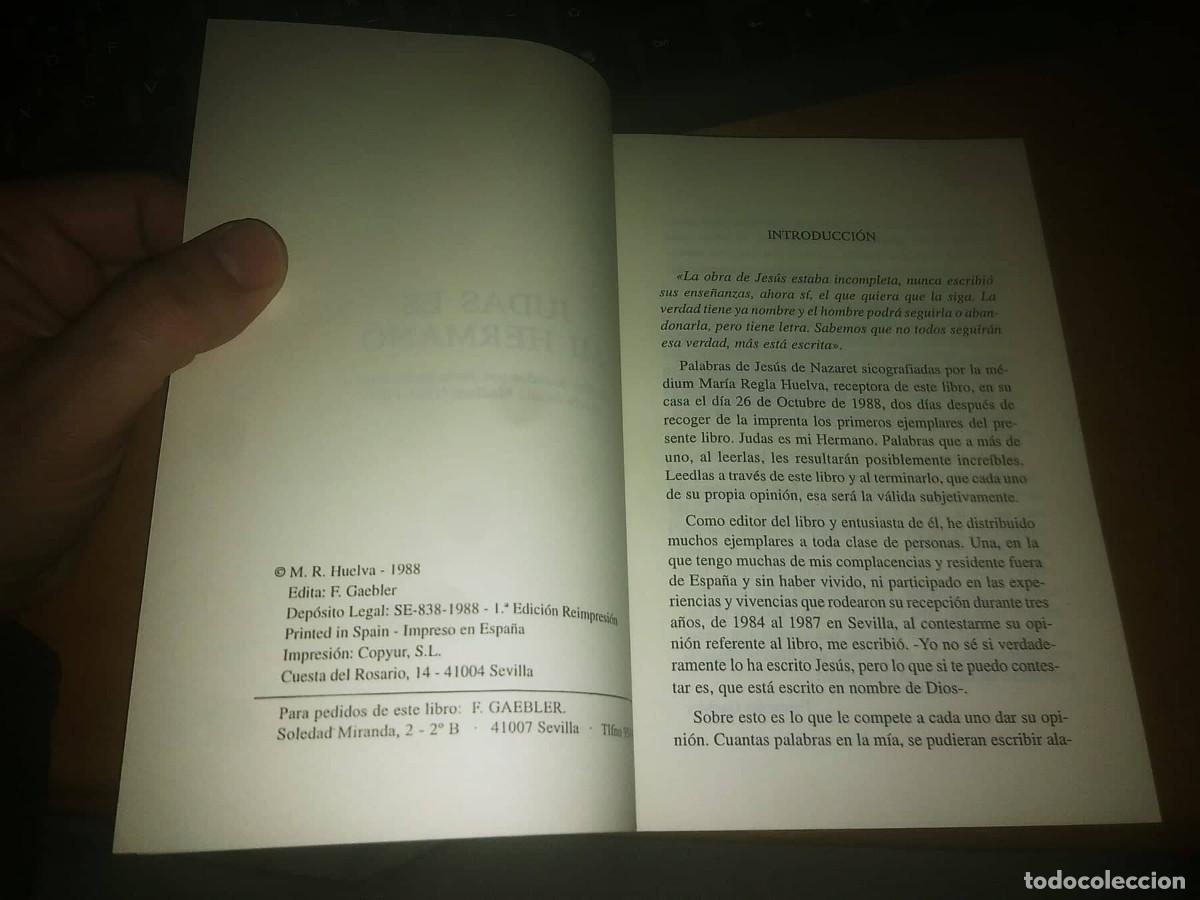 Libros de segunda mano: Libro: JUDAS ES MI HERMANO - Foto 3
