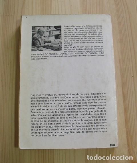 Libros de segunda mano: Libro El Perro Pastor Alem&aacute;n - Florencio Fiorone - Editorial de Vecchi 1982 - Foto 2