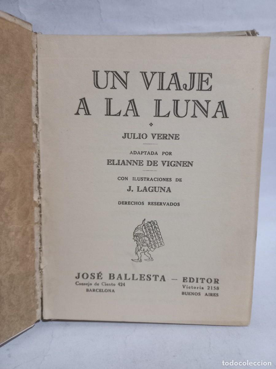 Libros de segunda mano: Julio Verne - Un Viaje a la Luna - Foto 3