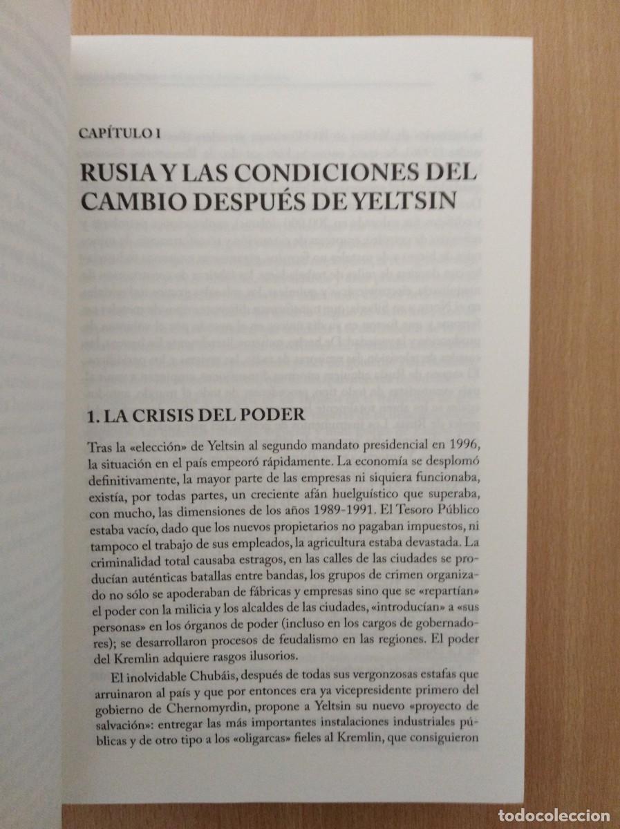 Libros de segunda mano: LA IMPOTENCIA DEL PODER. LA RUSIA DE PUTIN. Ruslan Khasbulatov - Foto 11