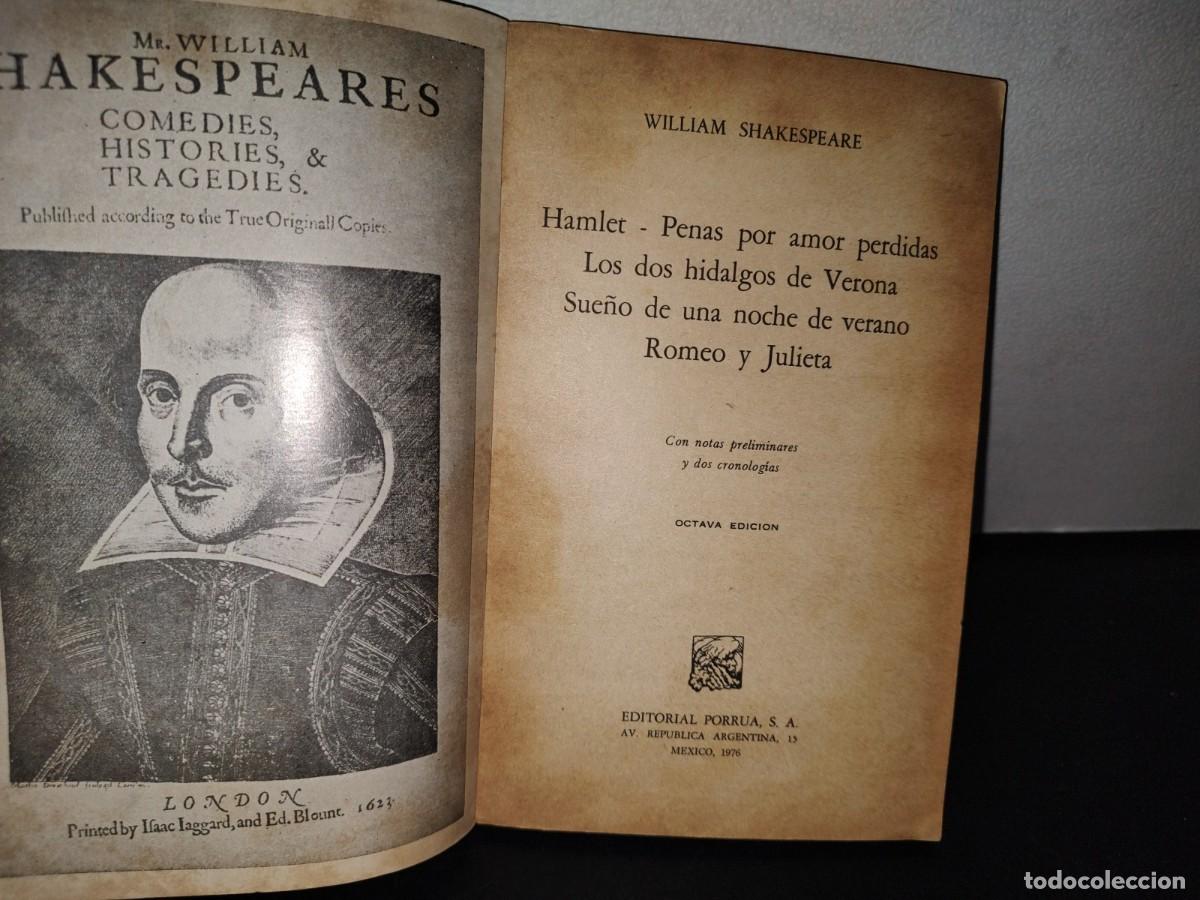 Libros de segunda mano: 68- OBRAS DE WILLIAM SHAKESPEARE - Foto 3