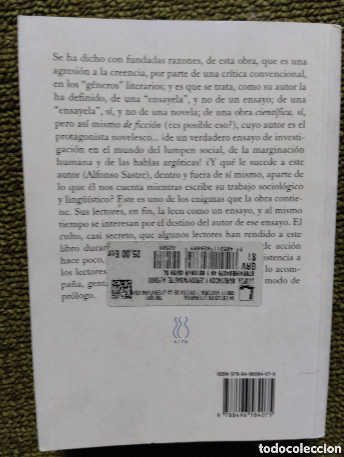 Libros de segunda mano: Lumpen Marginaci&oacute;n y Jerigonza, Alfonso Sastre - Foto 2