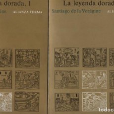 Libros de segunda mano: DE LA VORÁGINE : LA LEYENDA DORADA - DOS TOMOS (ALIANZA FORMA, 1989)