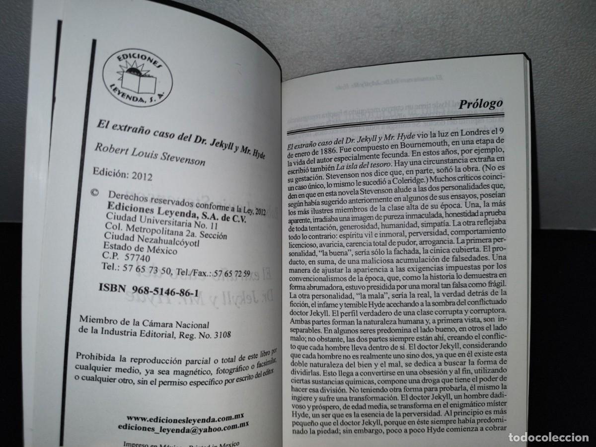 Libros de segunda mano: 68- EL EXTRA&Ntilde;O CASO DEL DR. JEKYLL Y MR. HYDE - ROBERT L. STEVENSON - Foto 4